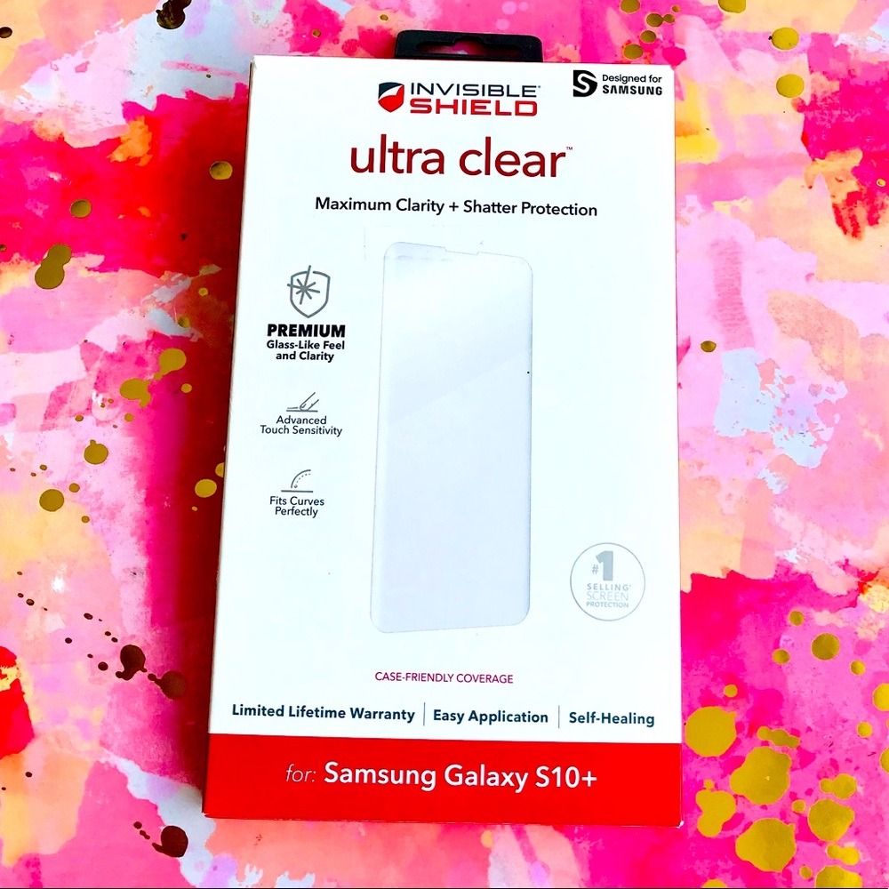 ✔️🆕ZAGG Invisible Shield ULTRA CLEAR Cellphone Screen Protector SAMSUNG S1